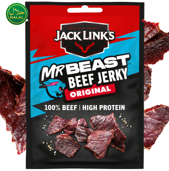 JACK LINK'S - MRBEAST Beef Jerky Original HALAL 20g